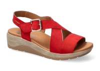 chaussure mephisto sandales claudine rouge